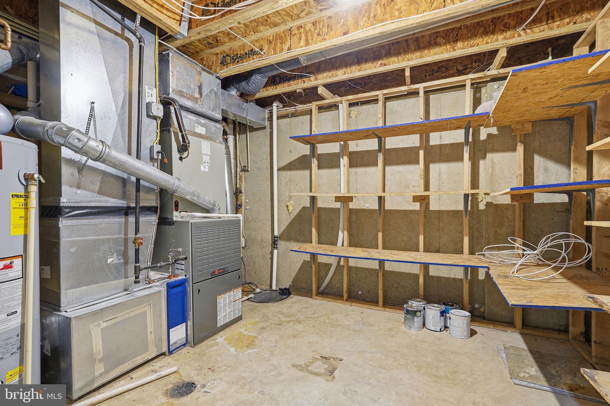 8310 Rolling Road Manassas, VA 20110 - Photo 45 of 58 Basement Utility Room