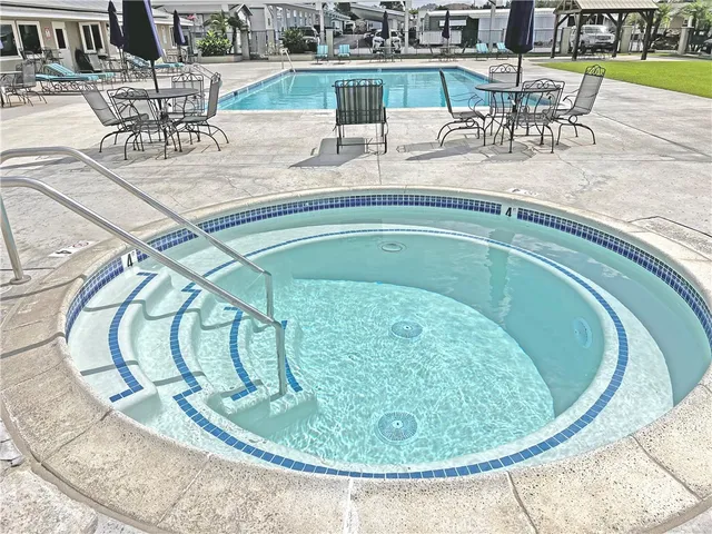 a view of a swimming pool