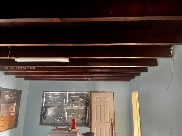a close view of closet