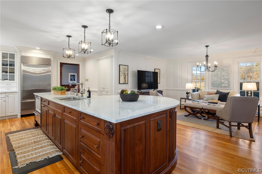 2201 Mt Blanco Road Chester, VA 23836 - Photo 11 of 49 a kitchen with counter top space and breakfast area