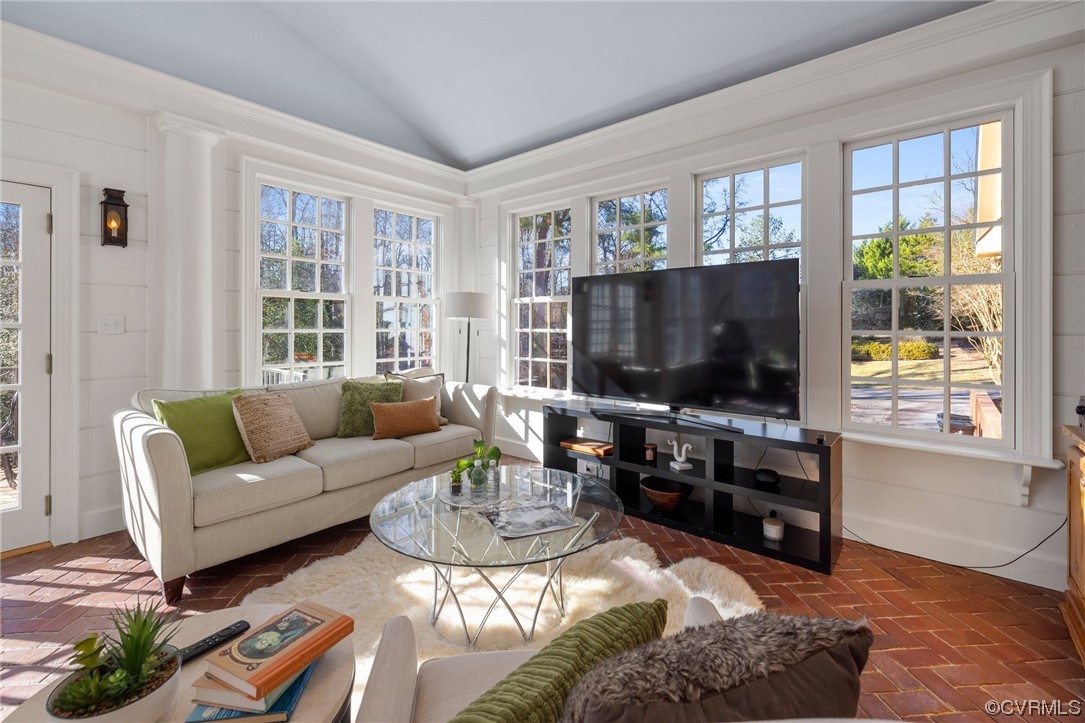 2201 Mt Blanco Road Chester, VA 23836 - Photo 15 of 49 a living room with furniture and a flat screen tv