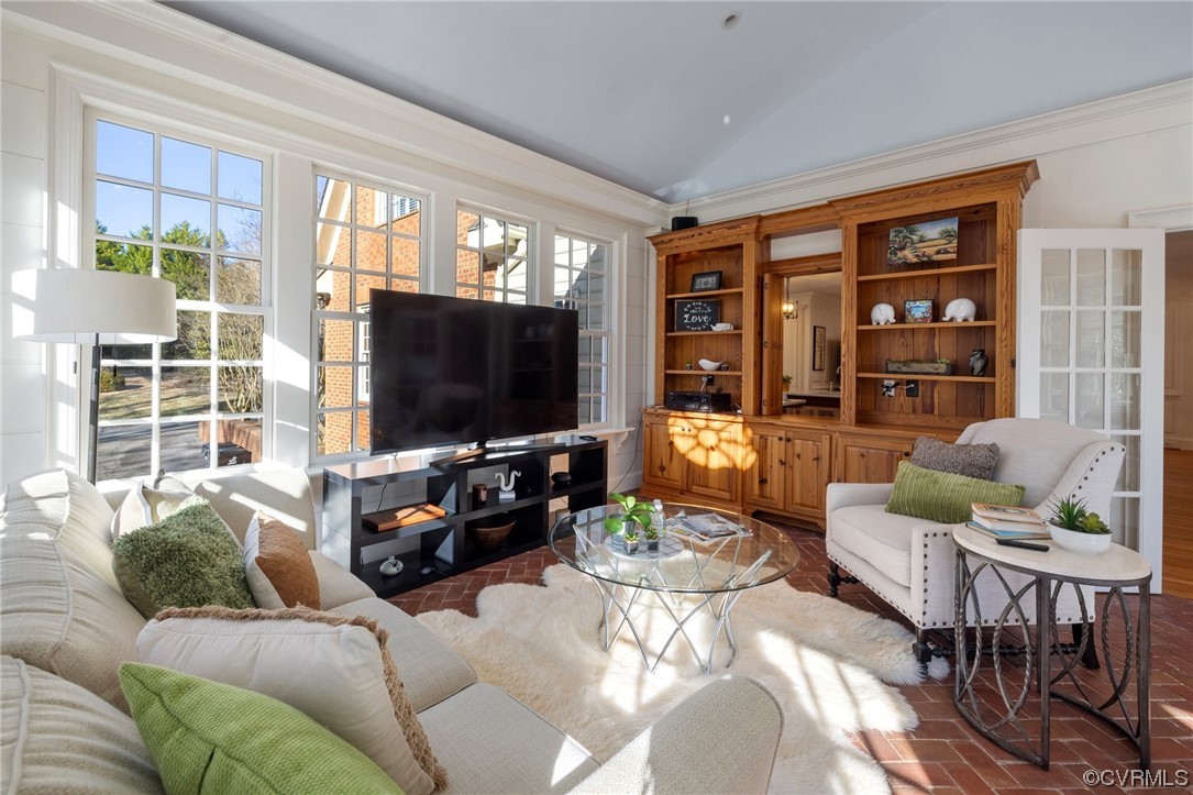 2201 Mt Blanco Road Chester, VA 23836 - Photo 41 of 49 a living room with furniture a flat screen tv and a large window