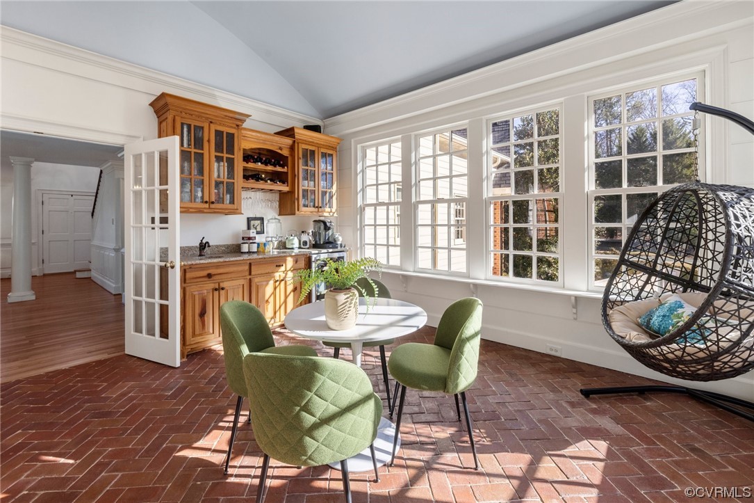 2201 Mt Blanco Road Chester, VA 23836 - Photo 42 of 49 a view of a dining room with furniture window and wooden floor