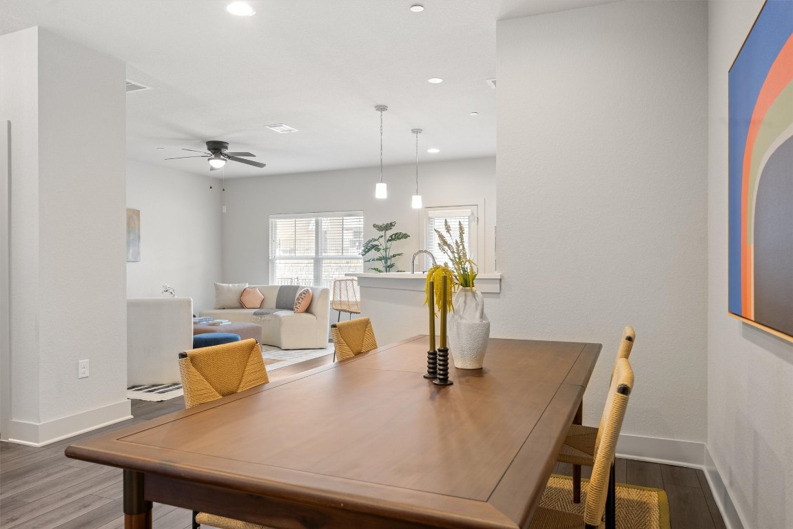 2056 Local Rebel Street Leander, TX 78641 - Photo 13 of 39 a view of a dining room with furniture