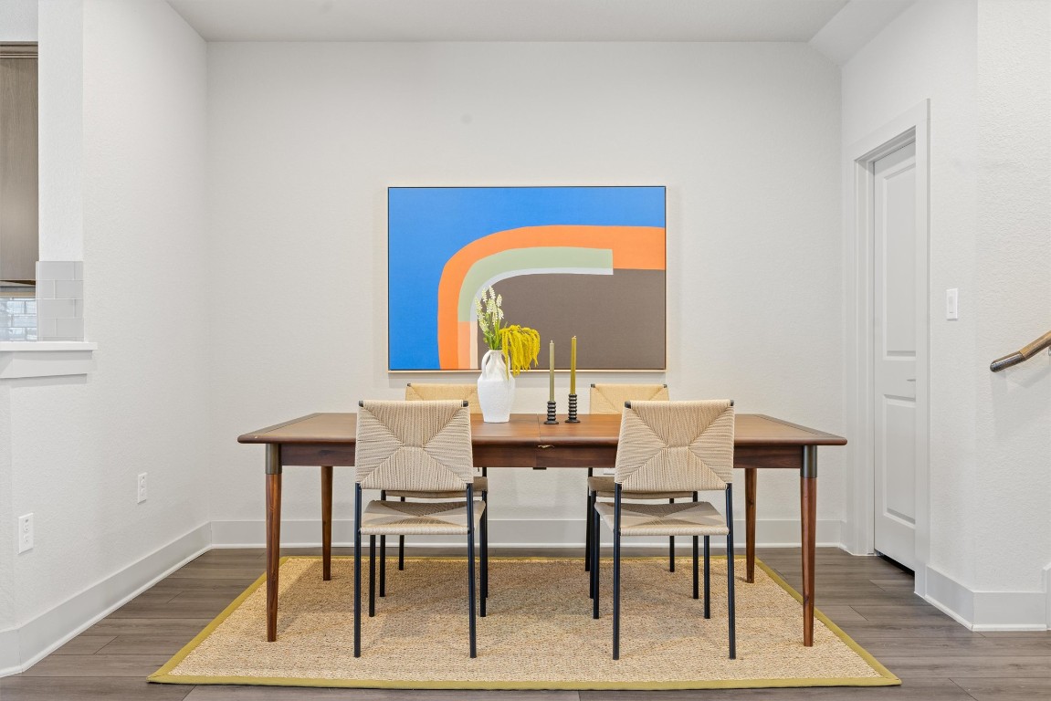 2056 Local Rebel Street Leander, TX 78641 - Photo 3 of 39 a view of a dining room with furniture