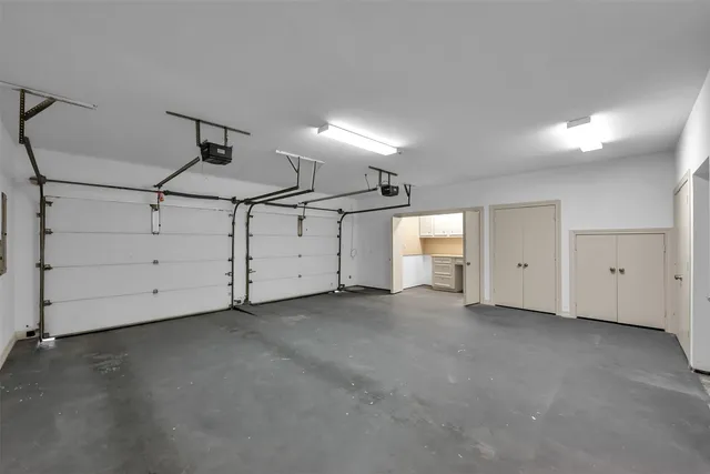 a view of cabinets and utility room