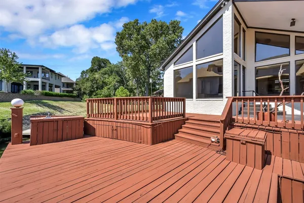 a view of outdoor space with seating space