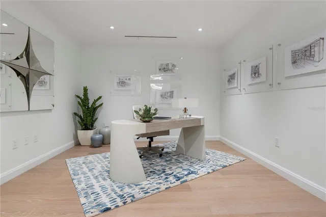 a room with table and chair