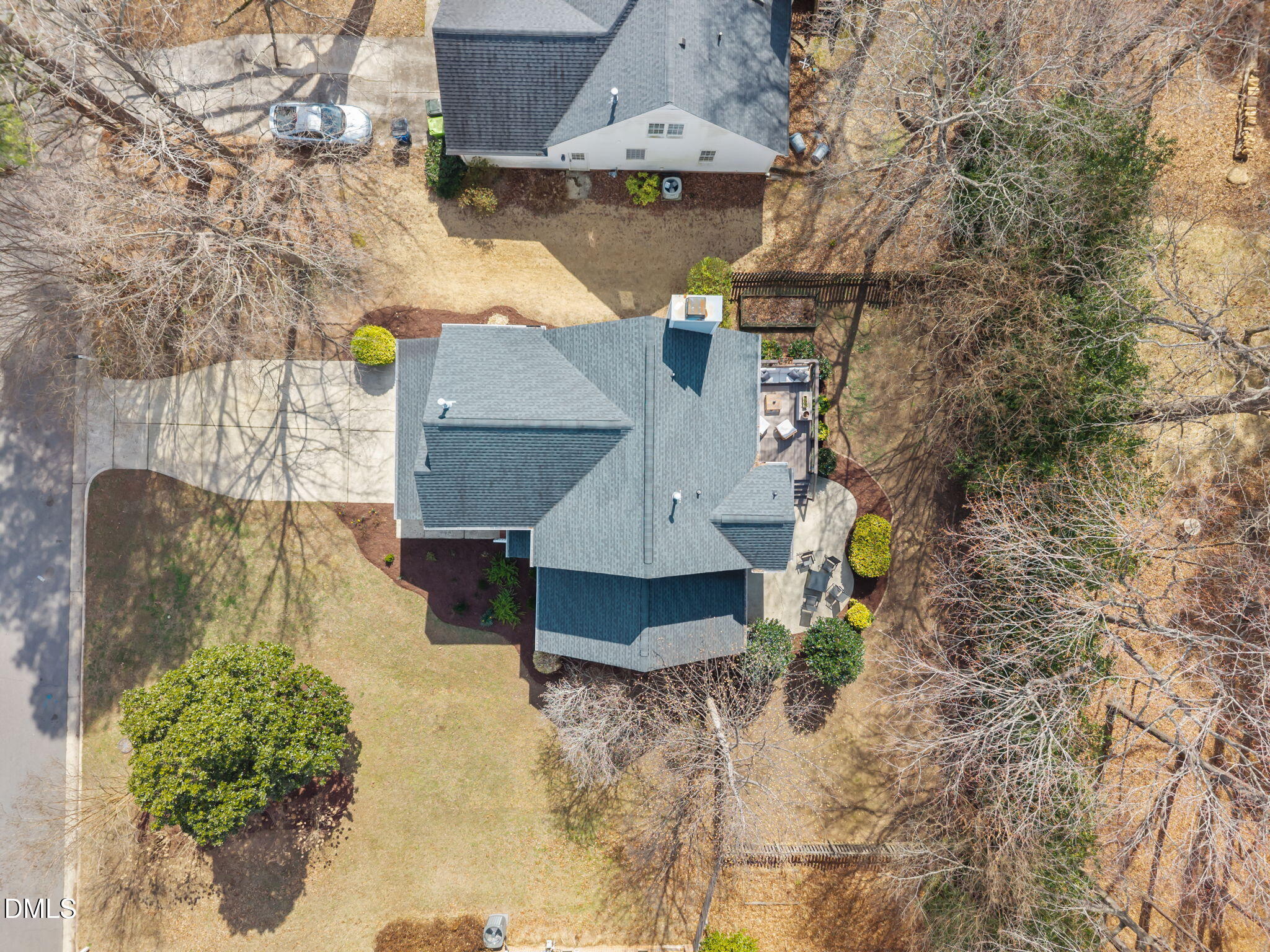 5240 Fairmead Circle Raleigh, NC 27613 - Photo 19 of 52 a aerial view of a house with a yard