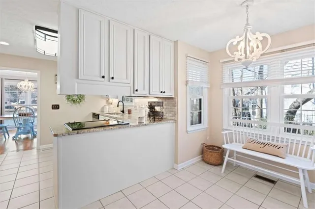 a view of a bathroom from the hallway
