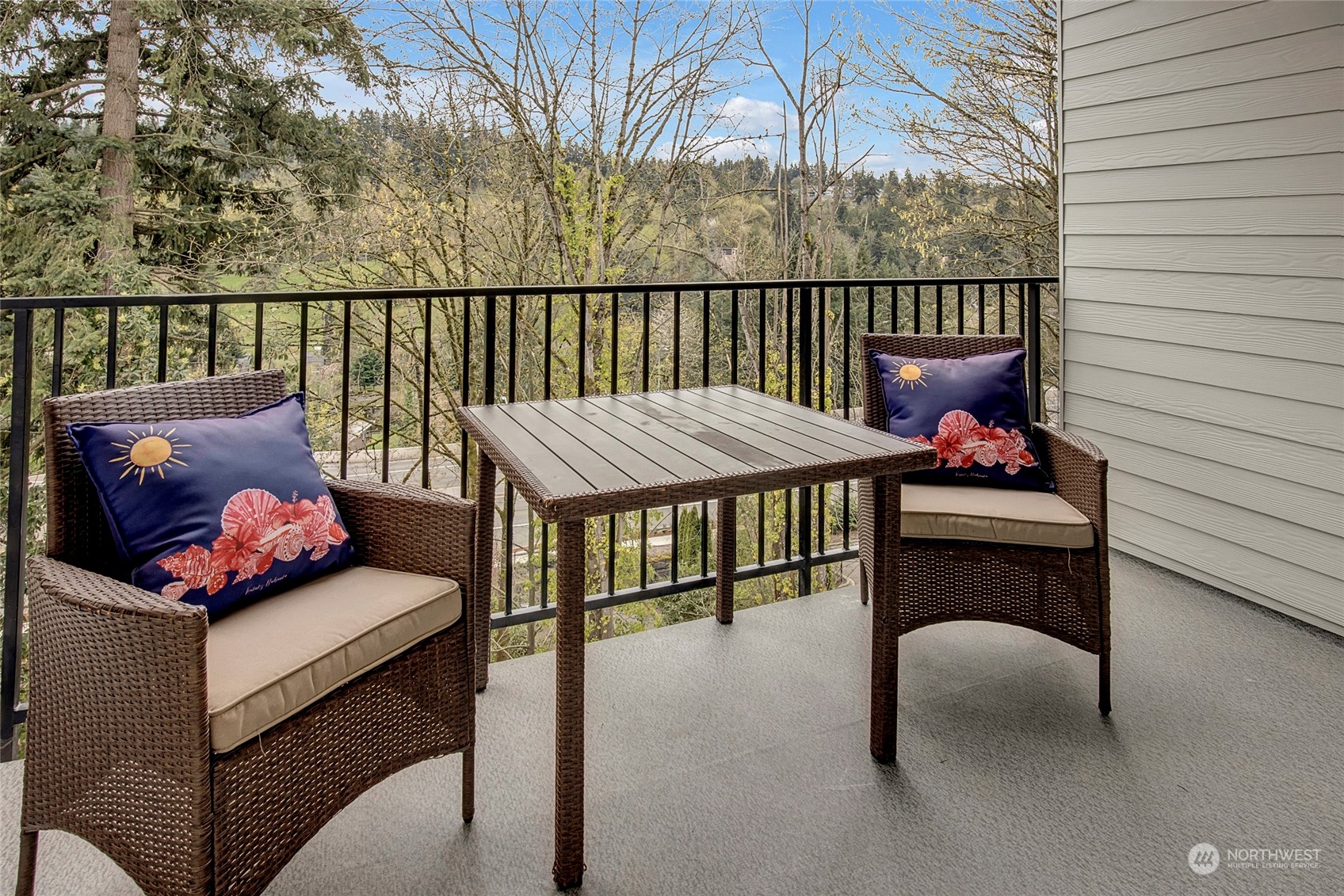 8911 Northeast 173rd Place, Unit A Bothell, WA 98011 - Photo 18 of 34 a terrace view with seating space