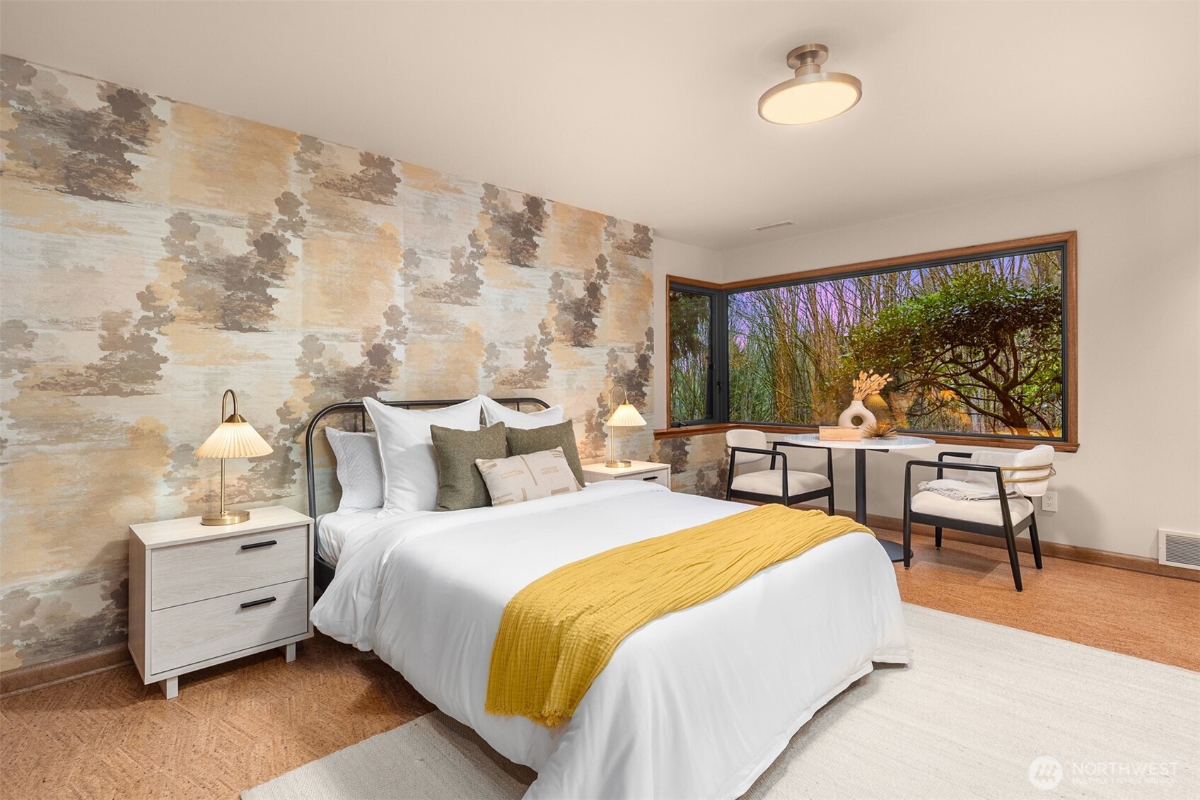 13739 Northwood Road Northwest Seattle, WA 98177 - Photo 20 of 35 a bed room with a bed and a chair