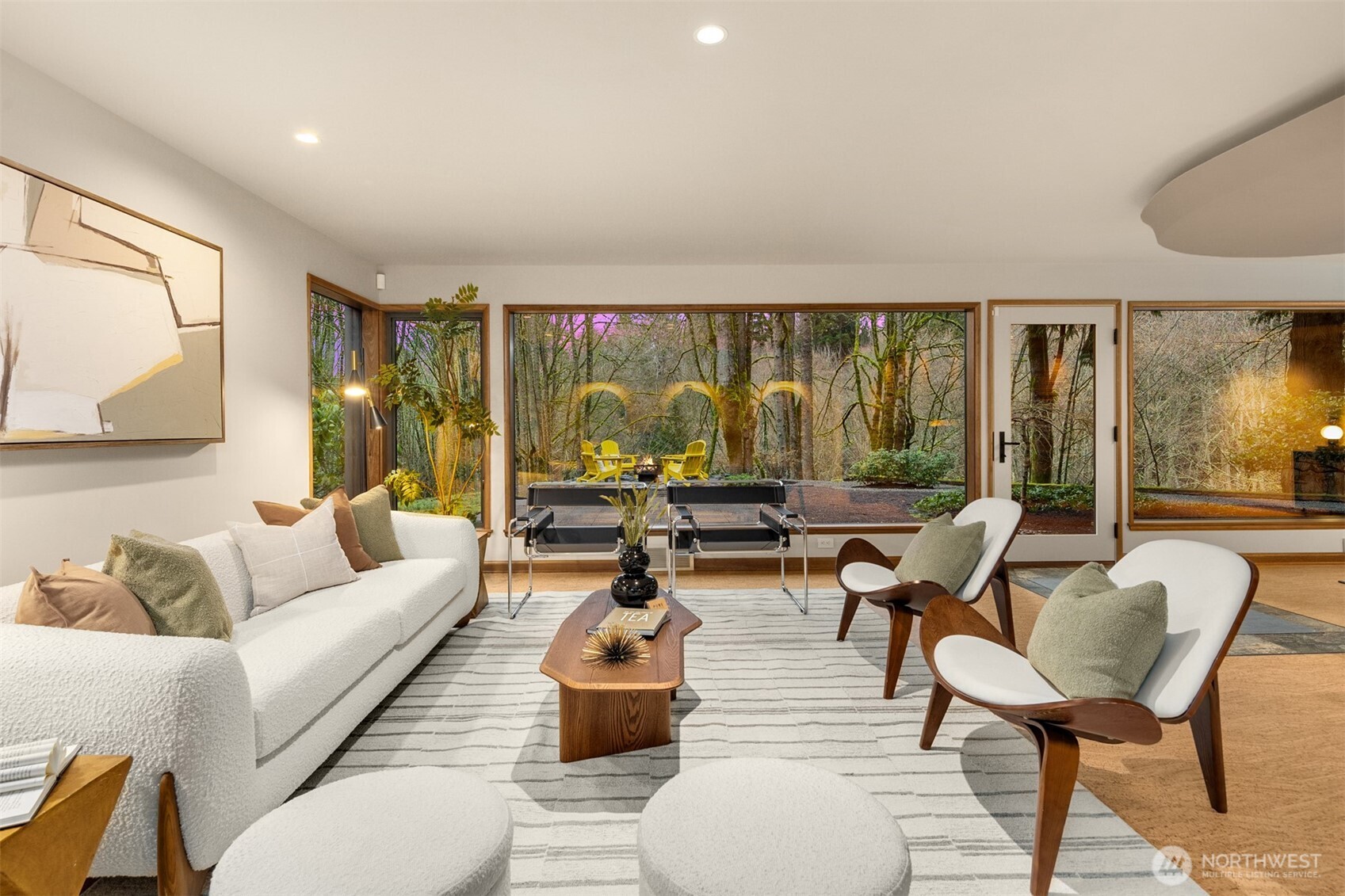 13739 Northwood Road Northwest Seattle, WA 98177 - Photo 27 of 35 a living room with furniture and a large window