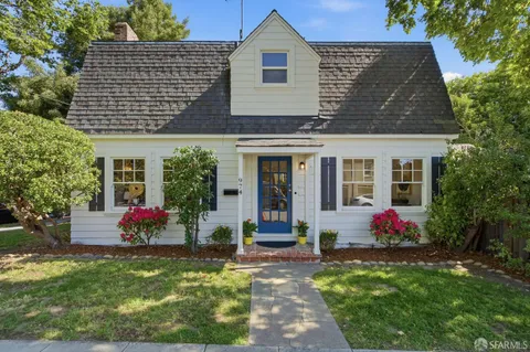 front view of house with a yard
