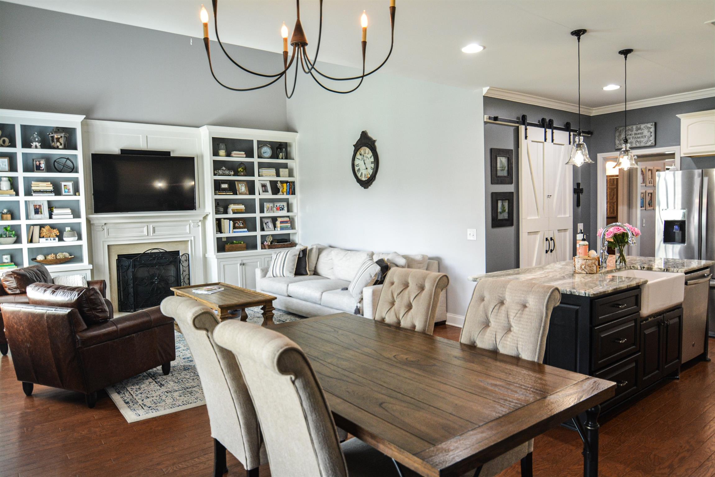 436 Wise Road Franklin, TN 37064 - Photo 8 of 20 Eating are with view into the living and kitchen areas!