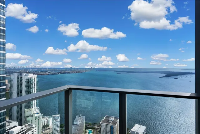 a view of balcony with city view