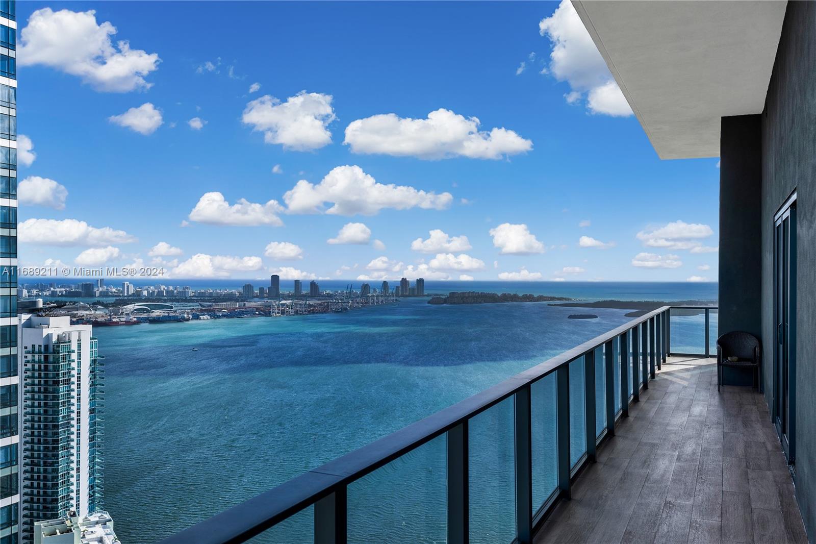 1451 Brickell Avenue, Unit PH54 Miami, FL 33131 - Photo 23 of 36 a view of balcony with city view