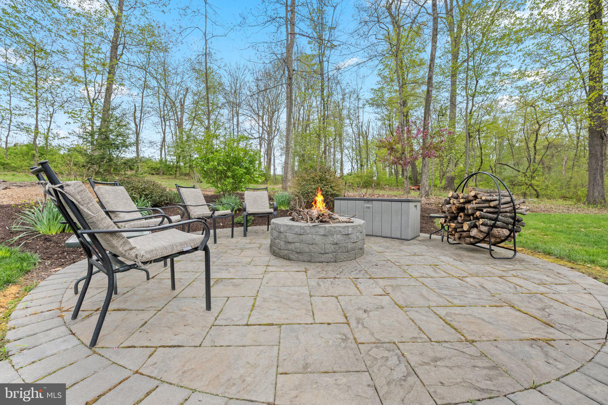 418 Church Road Hatfield, PA 19440 - Photo 36 of 53 Cozy fire pit retreat in nature.