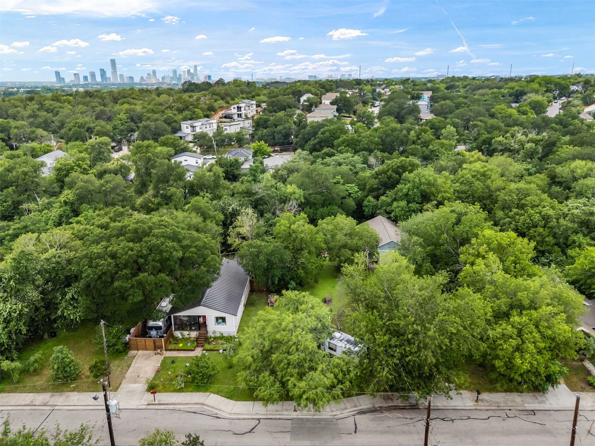 1132 Eleanor Street Austin, TX 78721 - Photo 12 of 14 Another aerial perspective