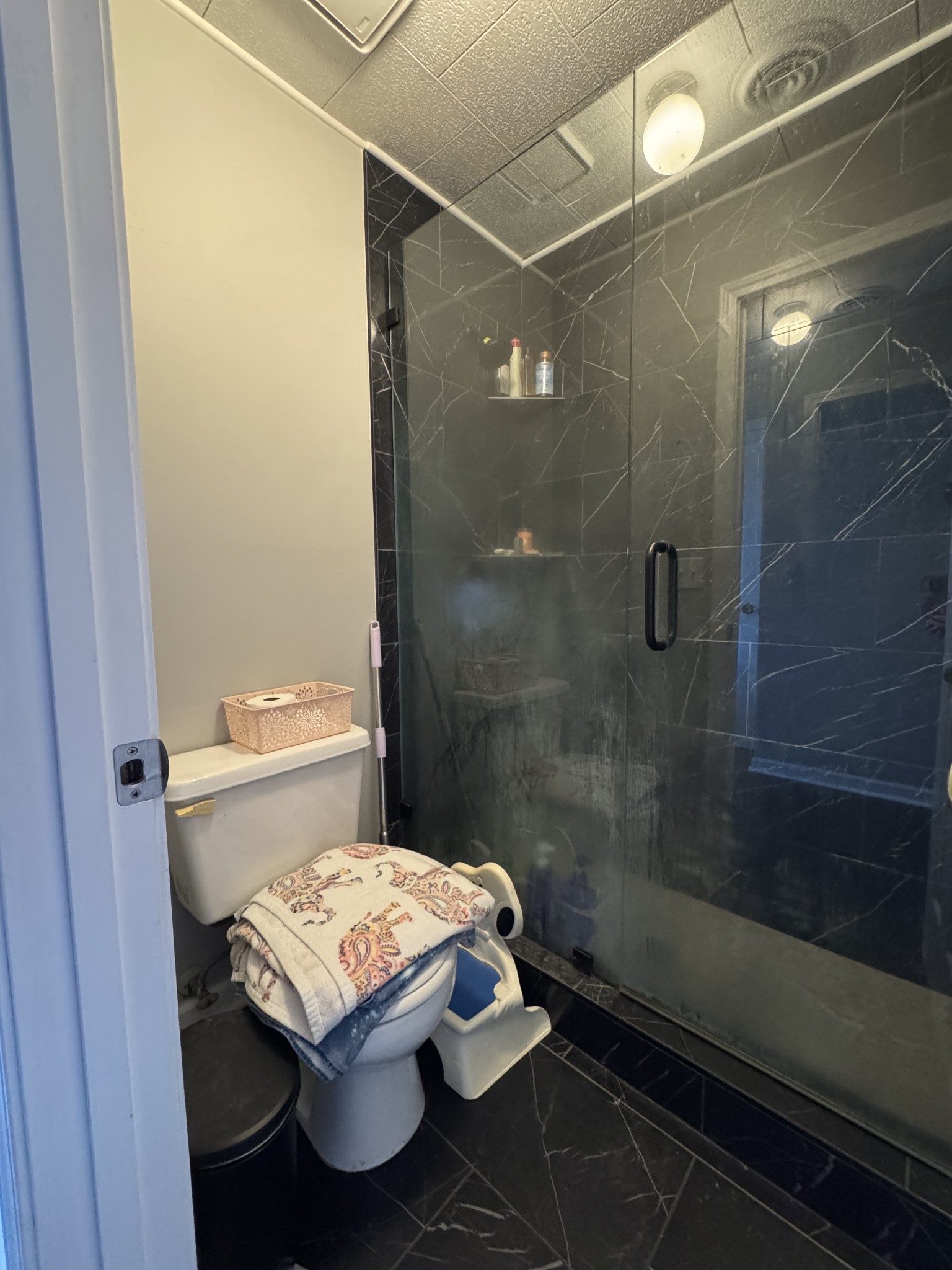 57 East Crystal Springs Road Kelso, TN 37348 - Photo 27 of 28 a bathroom with a toilet and a shower