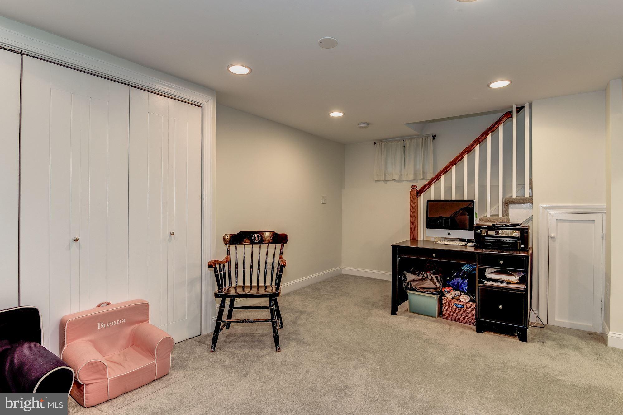 4636 Q Street Northwest Washington, DC 20007 - Photo 13 of 20 Family Room with recessed lighting