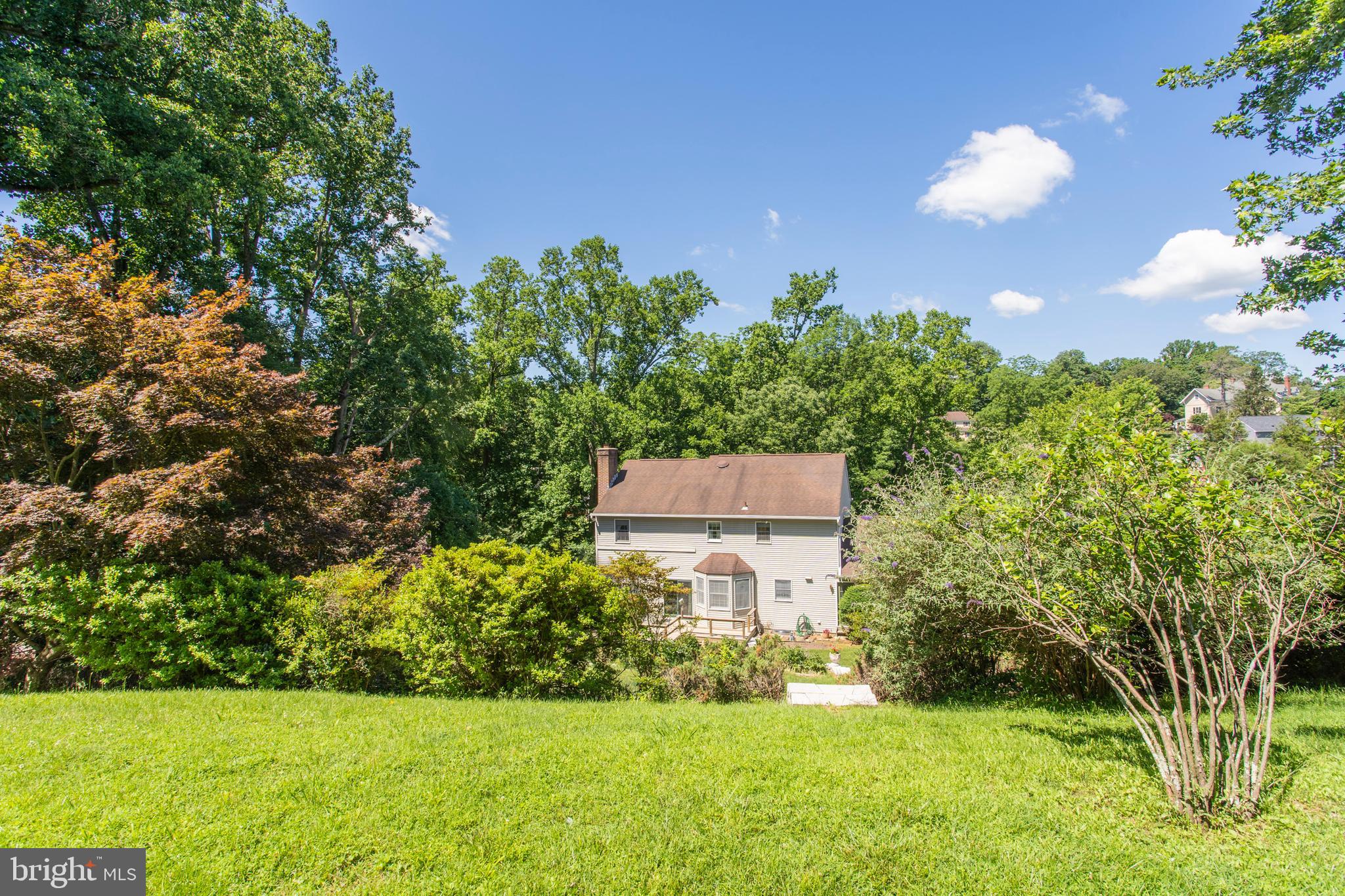 154 Poplar Road Newtown Square, PA 19073 - Photo 50 of 56 Rear of home from highest point.