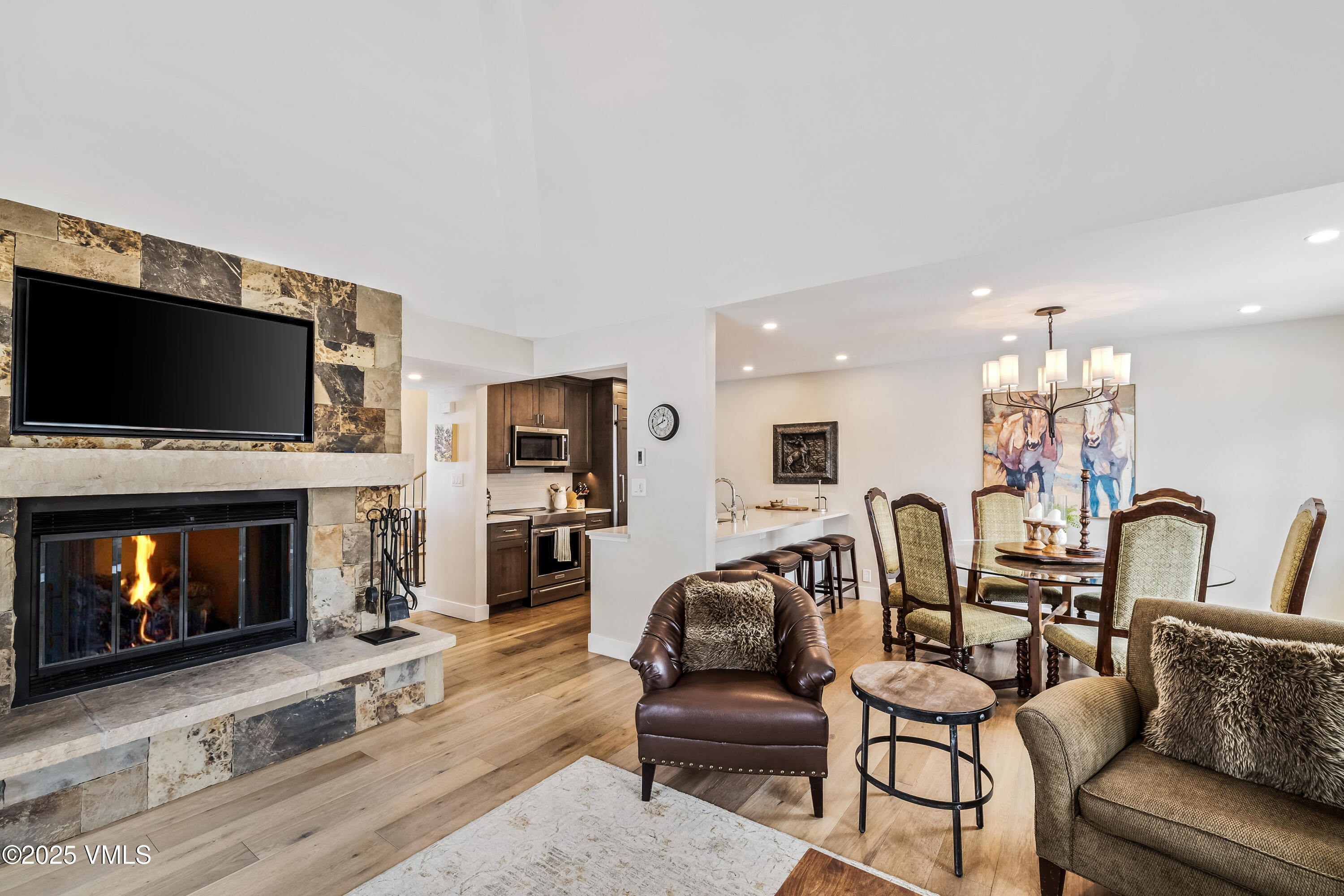 25 Bachelor Gulch Road Beaver Creek, CO 81620 - Photo 5 of 37 05 Living, Kitchen, and Dining Area