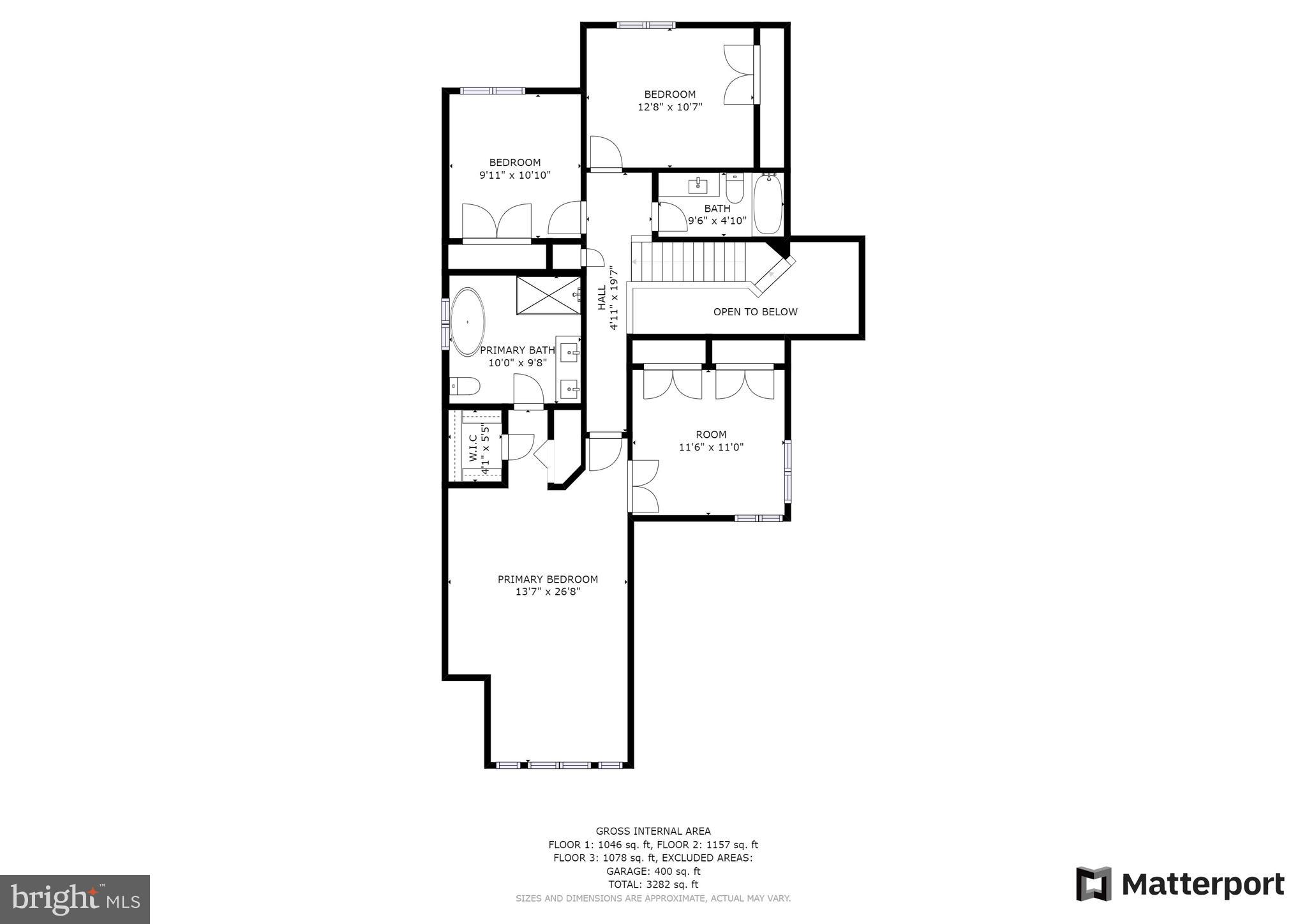 1306 Pavilion Club Way Reston, VA 20194 - Photo 55 of 56 Floor Plan - Upper Level