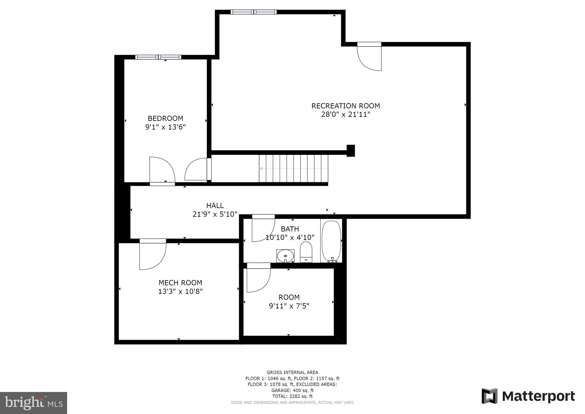 1306 Pavilion Club Way Reston, VA 20194 - Photo 56 of 56 Floor Plan - Lower Level