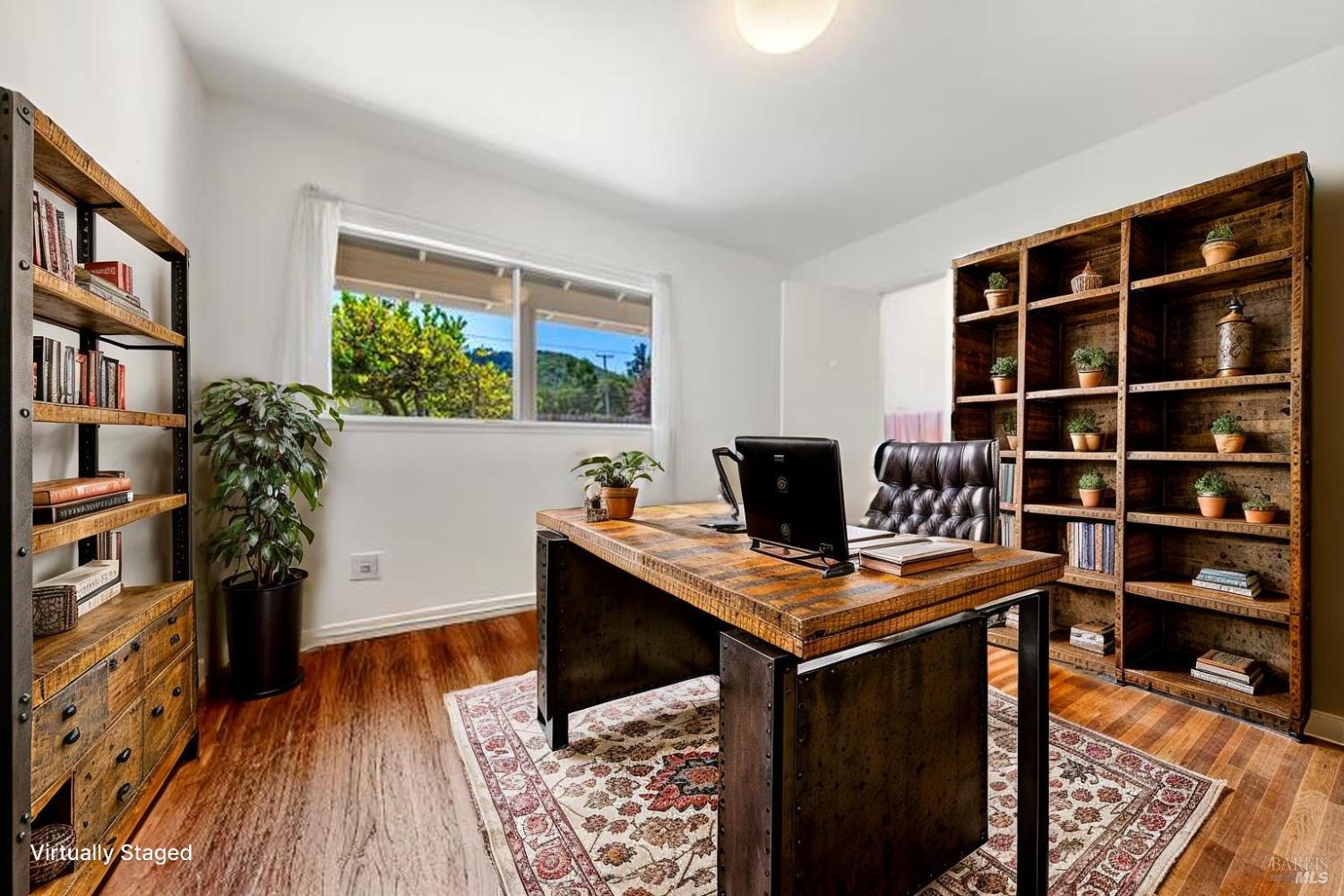 32 Roosevelt Avenue San Rafael, CA 94903 - Photo 29 of 40 a view of a workspace with furniture and wooden floor