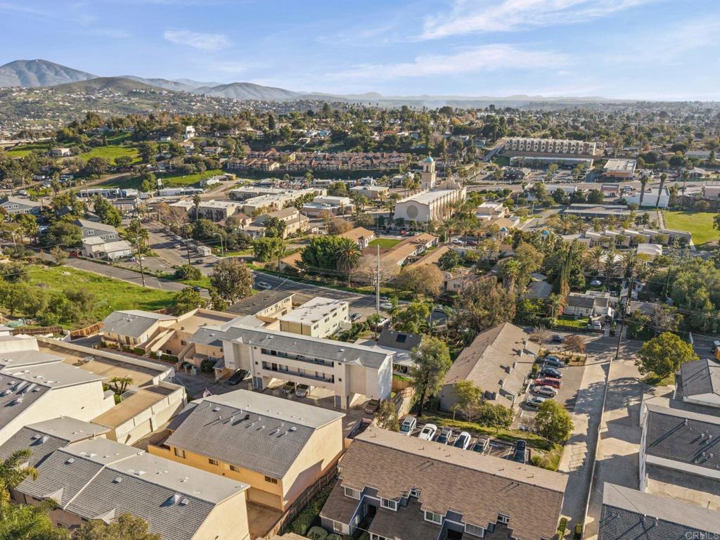 8146 Lemon Grove Way, Unit B Lemon Grove, CA 91945 - Photo 24 of 28 an aerial view of a city with lots of residential buildings
