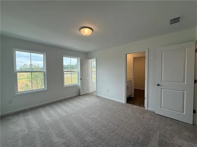 a view of an empty room