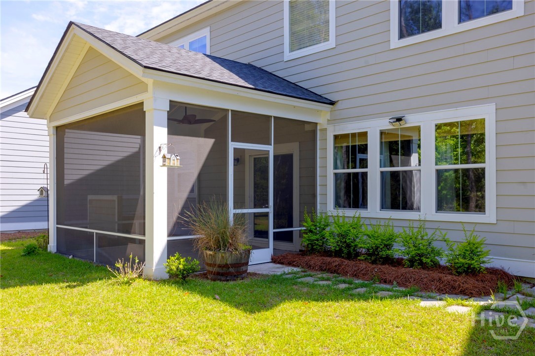 136 Binscombe Lane Pooler, GA 31322 - Photo 35 of 35 Exit from Screen Porch
