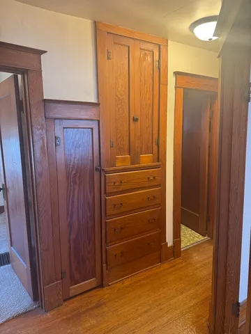 a view of a walk in closet