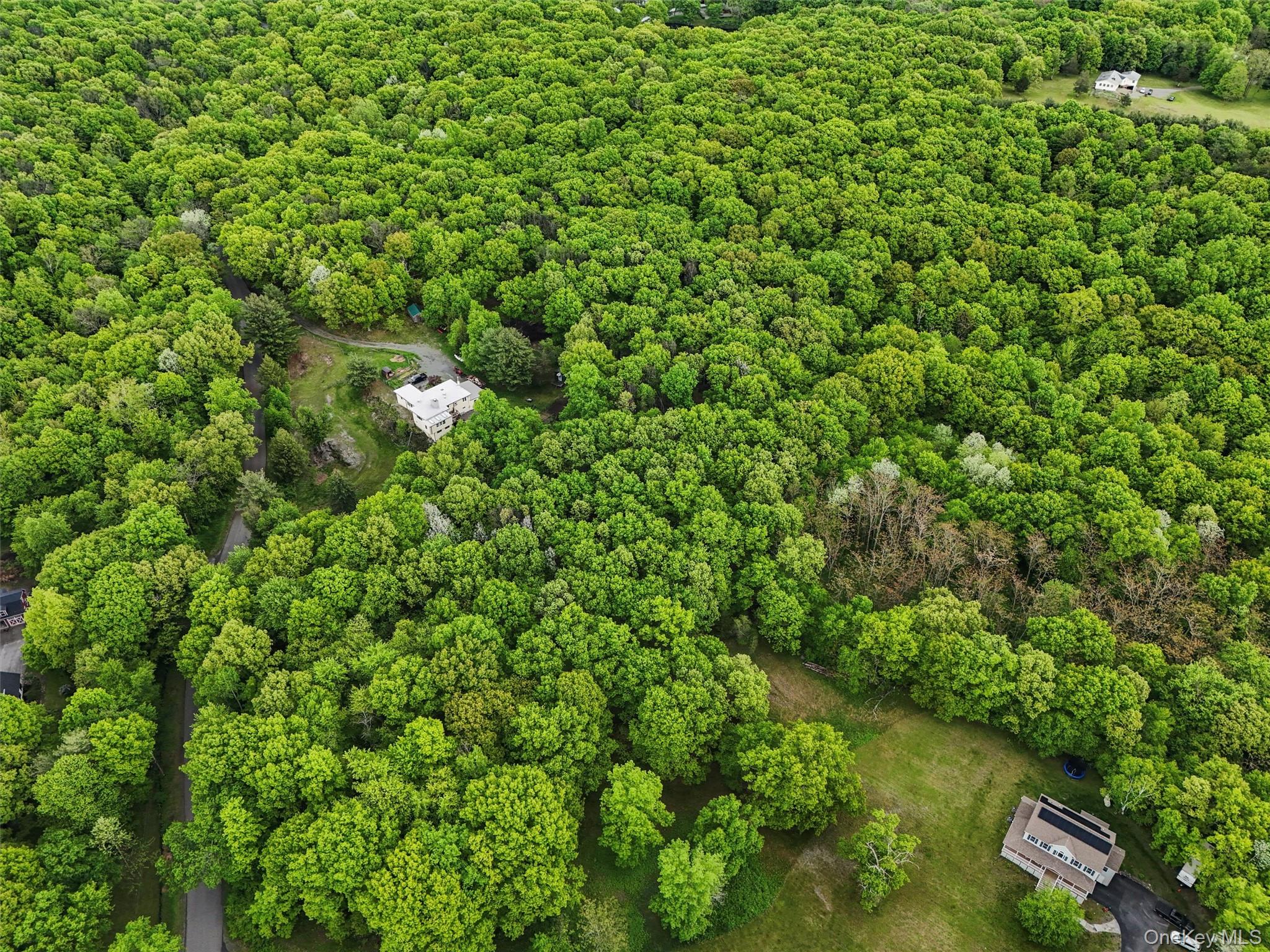 Quarfelt Road Clinton Corners, NY 12514 - Photo 4 of 7 an aerial view of residential house with outdoor space and trees all around