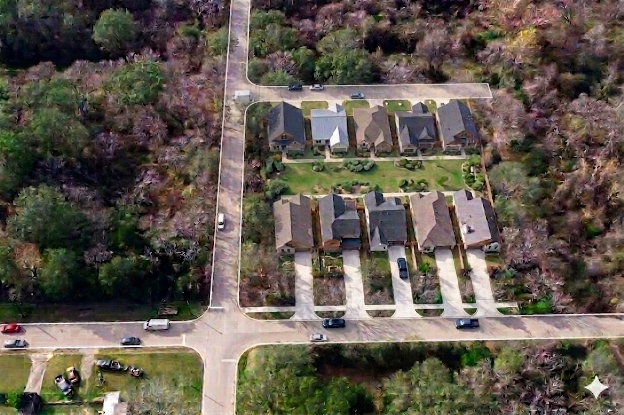 Ai created image of a possible community development