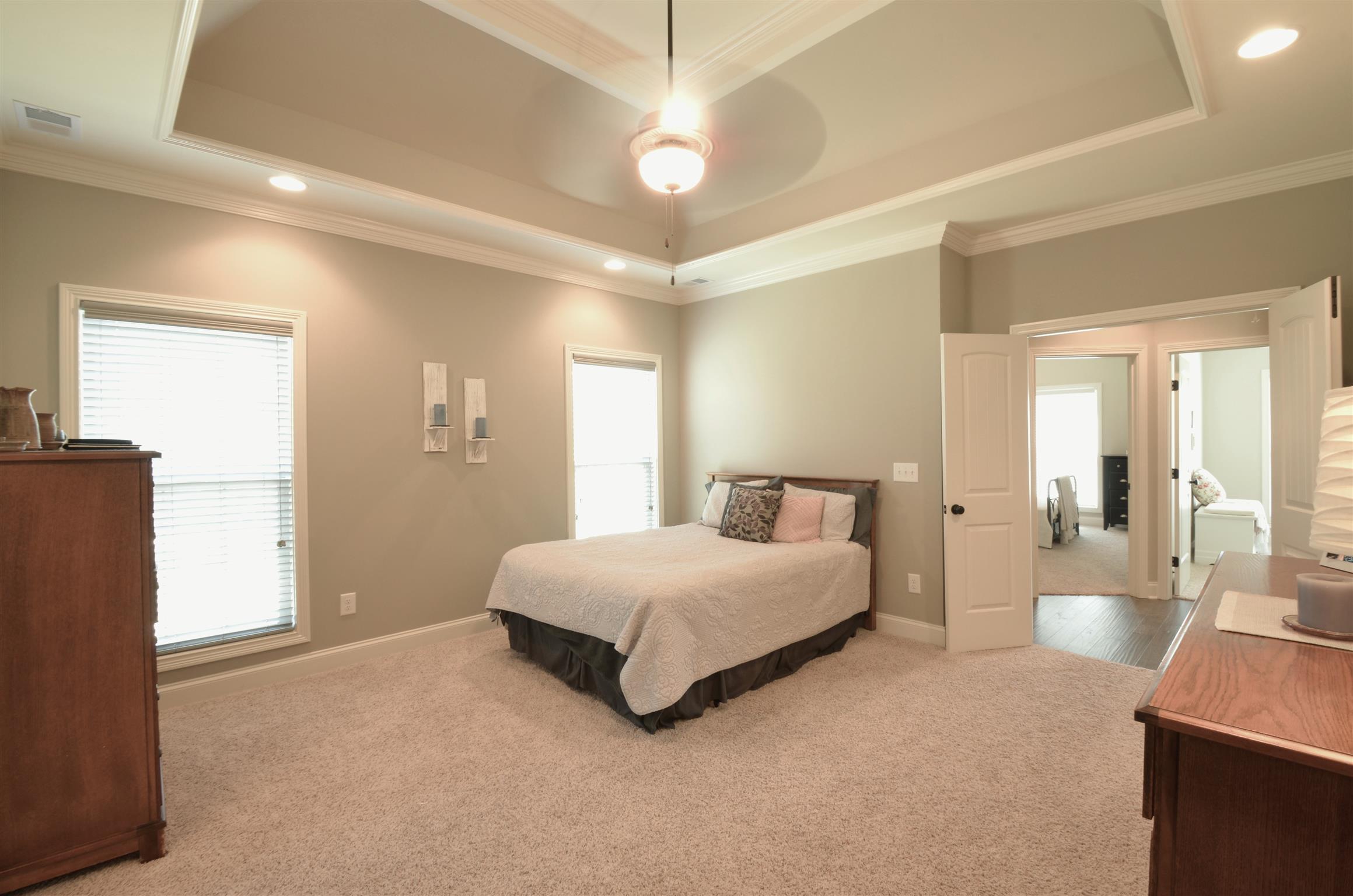202 Monroe Way Lebanon, TN 37087 - Photo 10 of 26 Spacious Owners Suite with deep trey ceiling and large walk in closet