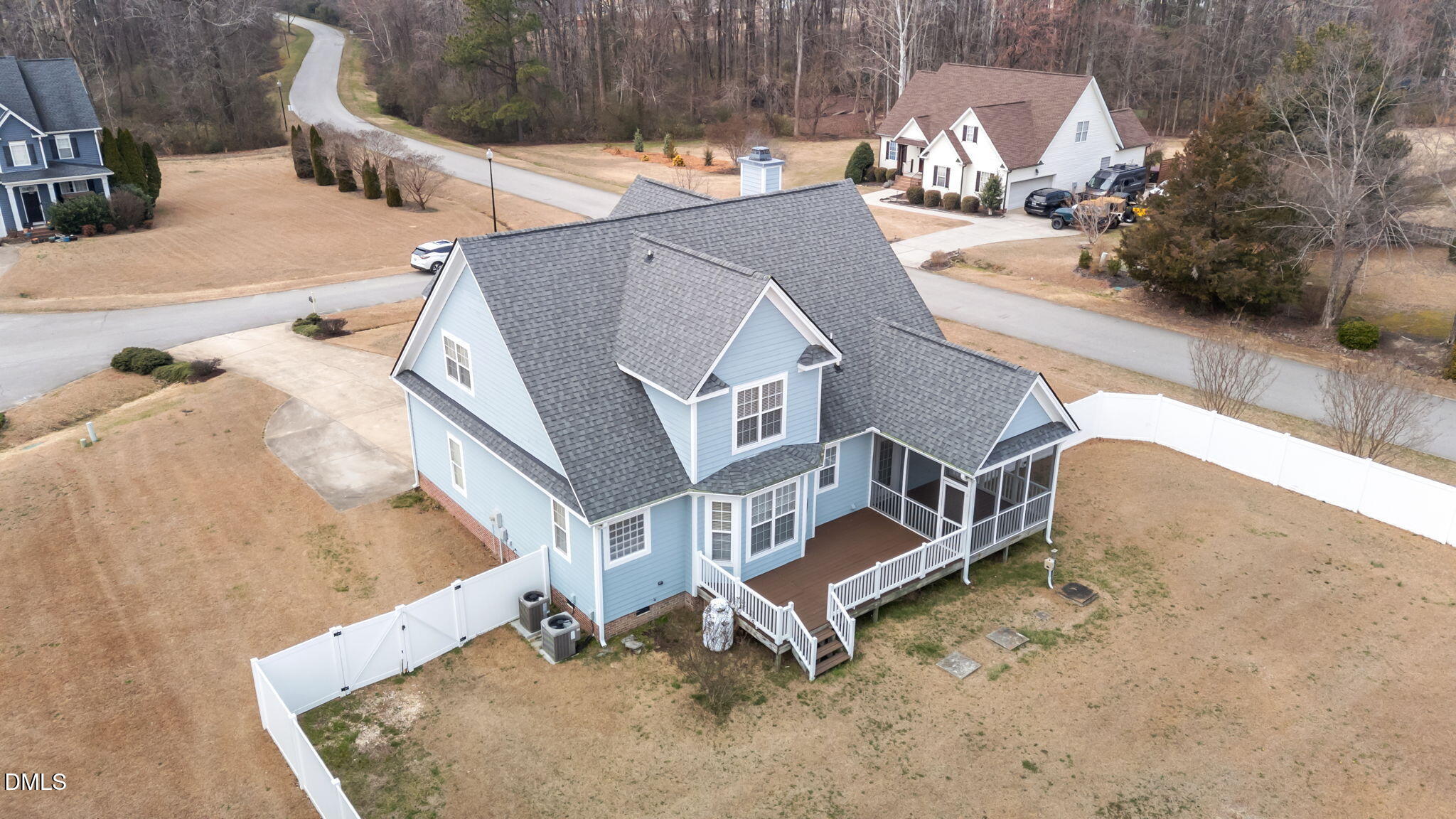 7101 Numa Circle Willow Spring, NC 27592 - Photo 35 of 44 an aerial view of a house with a yard