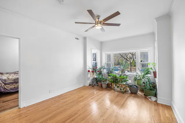 a view of wooden floor in a room