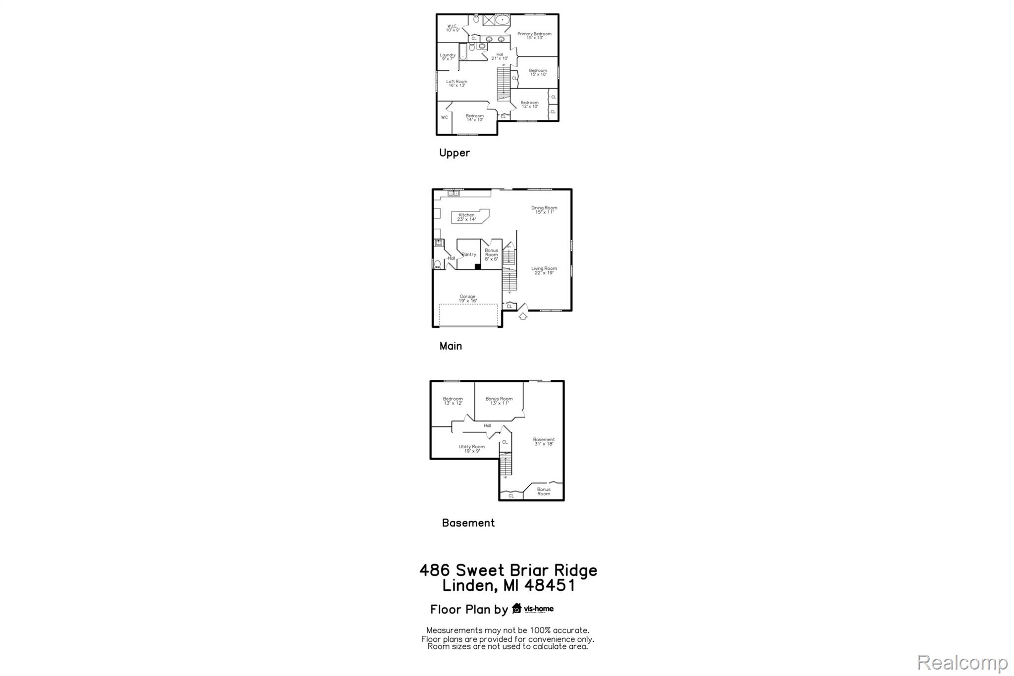 486 Sweet Briar Ridge Linden, MI 48451 - Photo 68 of 69 Floor plan