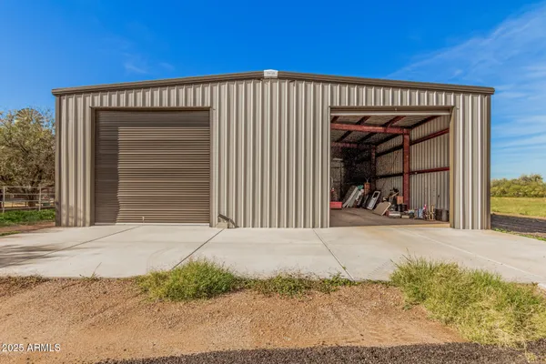 a view of car garage