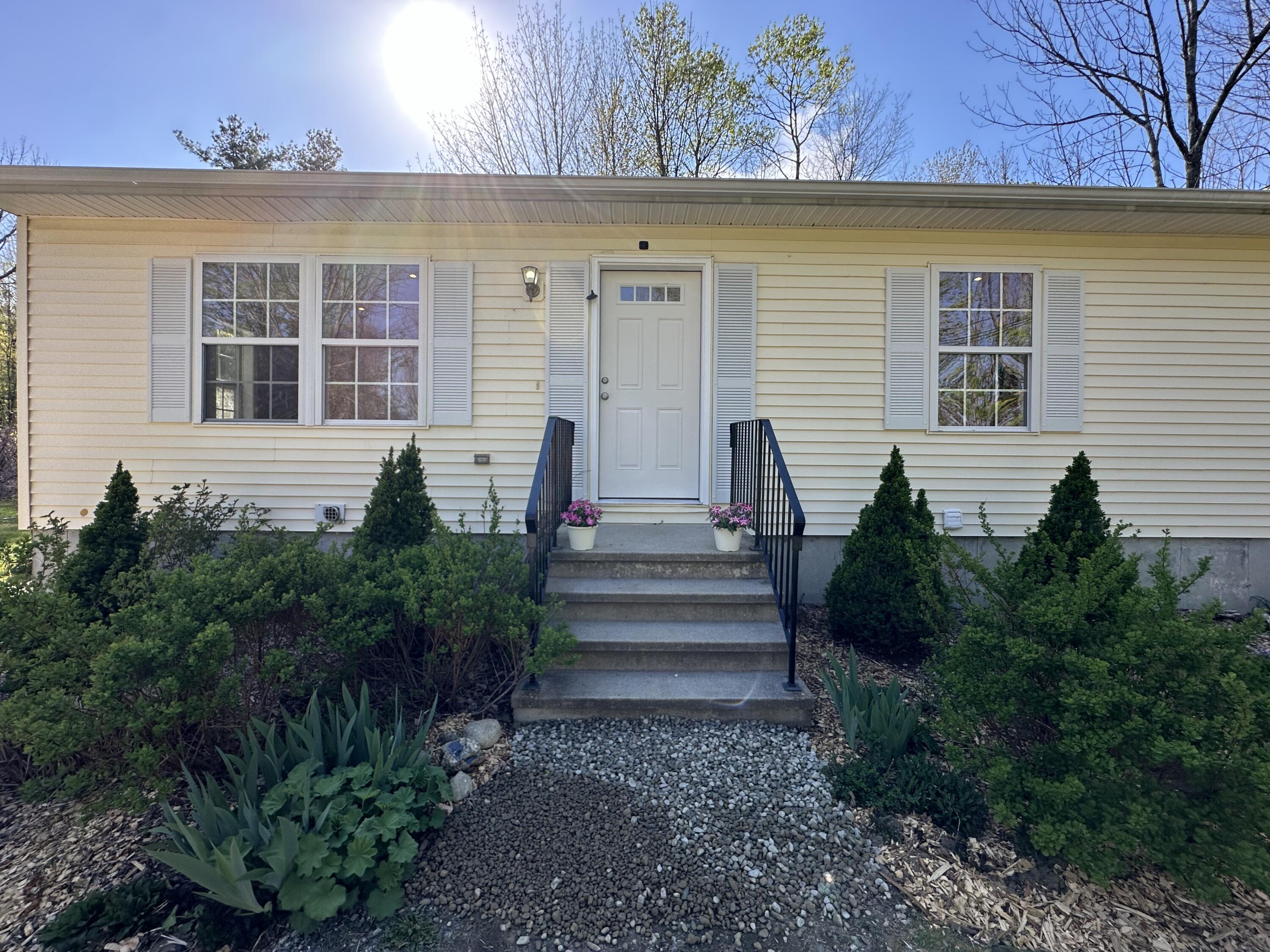 746 Post Road Bowdoinham, ME 04008 - Photo 2 of 33 Front of House, Beautiful Gardens!
