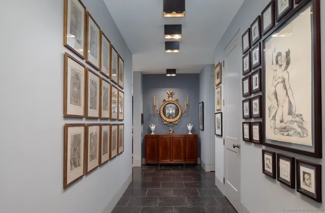 a view of a door of the house