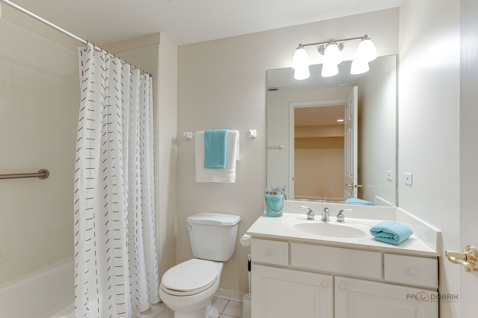 1628 Canfield Road Park Ridge, IL 60068 - Photo 24 of 29 a bathroom with a sink a toilet and a mirror