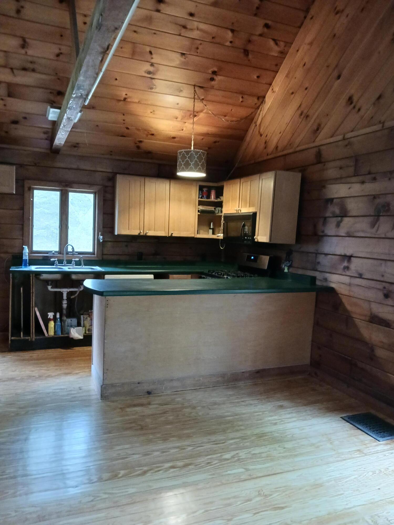 91 Bog Road New Portland, ME 04961 - Photo 7 of 18 View to kitchen