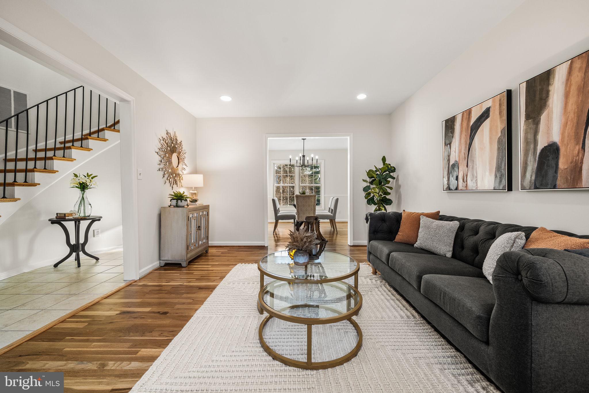 8333 Garfield Court Springfield, VA 22152 - Photo 11 of 60 a living room with furniture