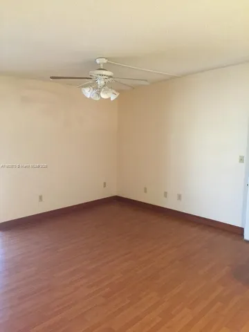 a view of a room with an empty space