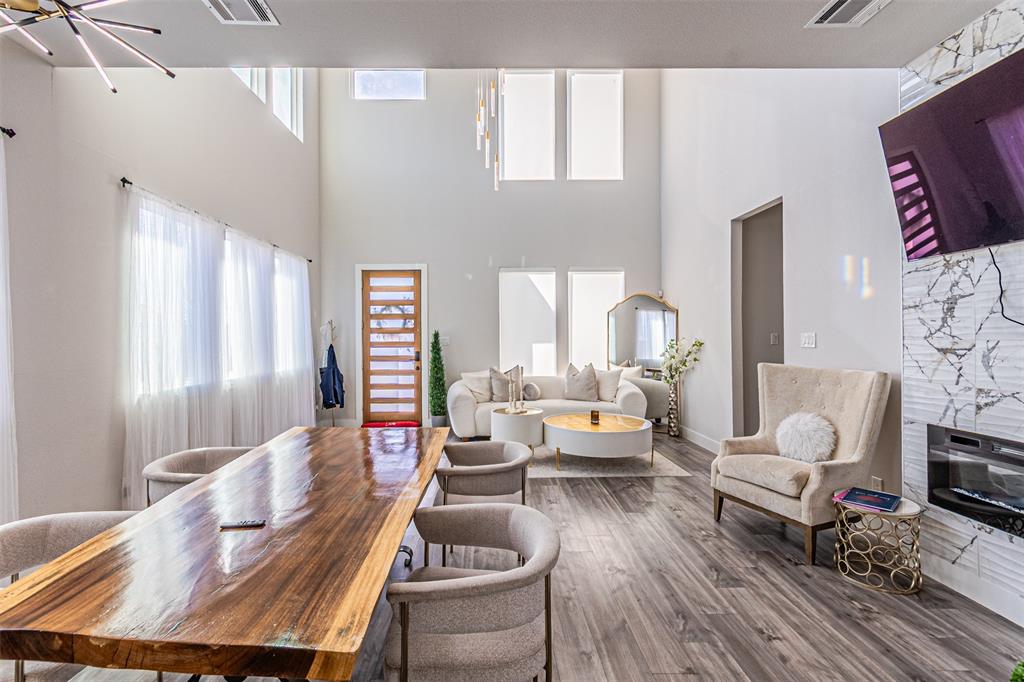 1503 Morrell Avenue Dallas, TX 75203 - Photo 7 of 30 a living room with furniture and wooden floor