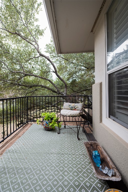 5402 Beacon Drive, Unit A Austin, TX 78734 - Photo 9 of 40 a view of outdoor space with seating area