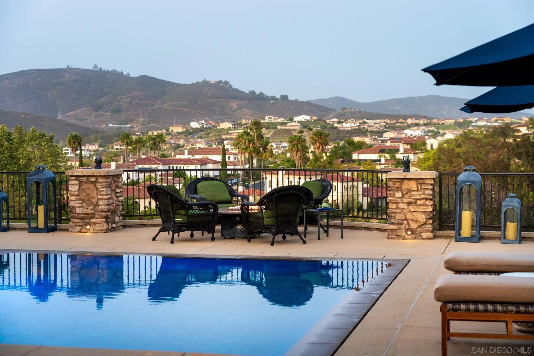 8053 High Time Ridge San Diego, CA 92127 - Photo 53 of 62 a view of a terrace with furniture